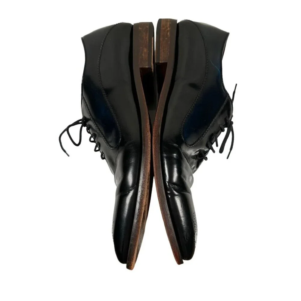 OLIVER SWEENEY Black Blue Sissa Oxford Shoe Men’s‎ Size UK 9 US 10 Made in ITALY